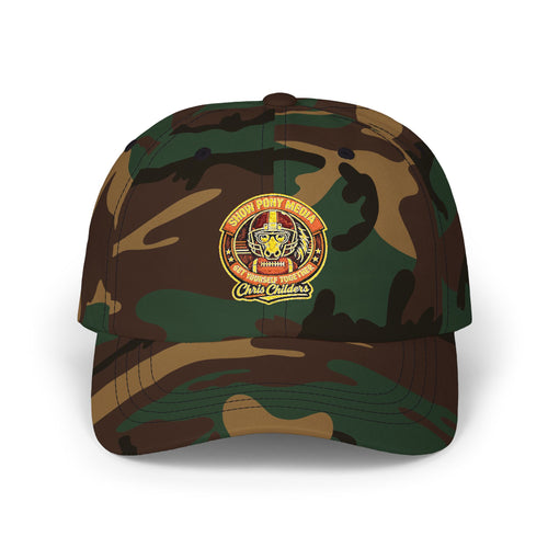 Camo Classic Dad Cap with Vintage Military Patch